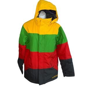 Button Snowboarding Ski Snow Winter Jacket Boys XL 18